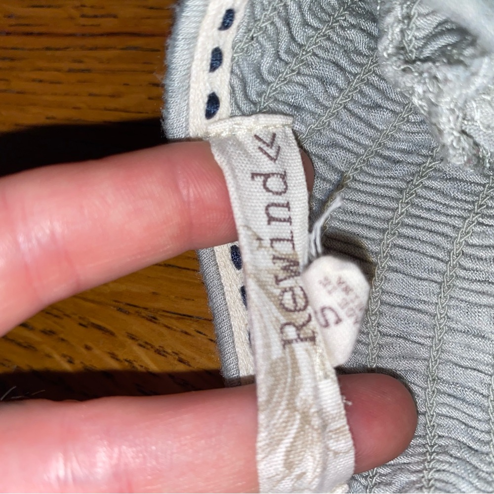 Rewind Soft Gray Textured Shirt - Picture 6 of 8